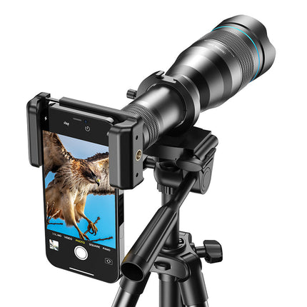Ultra Zoom Smartphone Telescope Lens with Stable Tripod for Photography