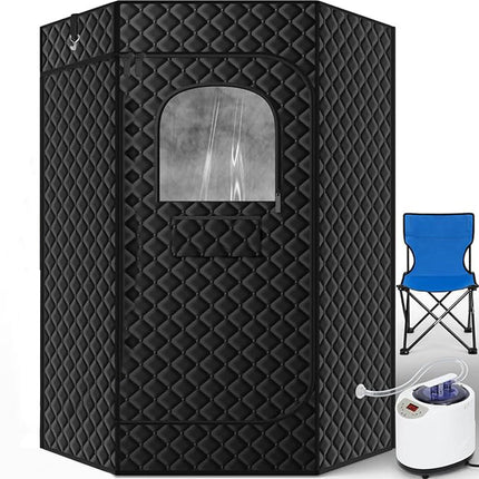 Portable Steam Sauna Tent – Spacious Waterproof Home Spa Cabin for Relaxation & Detox