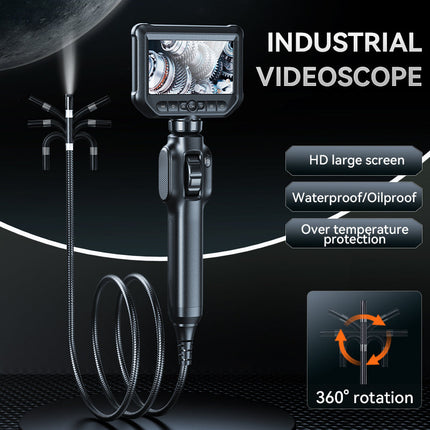 HD Inspection Borescope with 4.3 Inch Screen, Dual Camera & IP67 Waterproof Cable