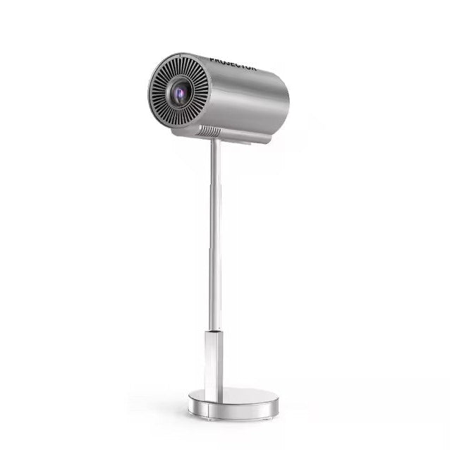 Smart Cordless Projector 1080P 4K Ready with Android 11 WiFi and Telescopic Lift Stand