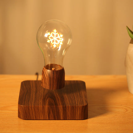 Magnetic Levitating LED Lamp with Artistic Filament & Touch Sensor Base