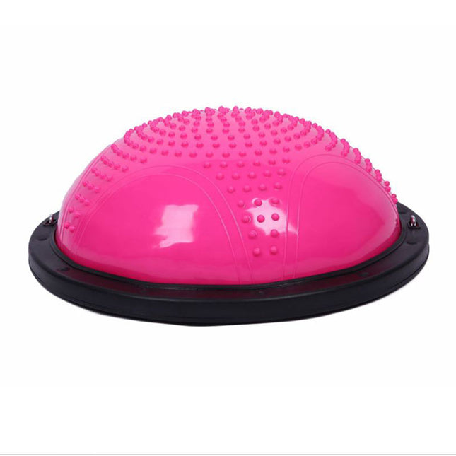 58cm Stability Dome Trainer with Non-Slip Base for Core Conditioning and Home Fitness Pink