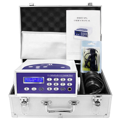 Rechargeable Ionic Foot Spa Detox Machine 60W Compact Home Wellness Device