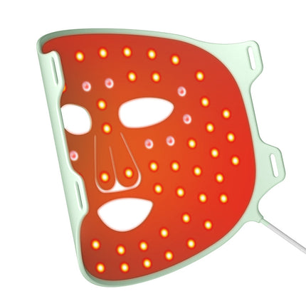 Rechargeable Waterproof Silicone LED Facial Mask with Red & Near/Deep Infrared Light Therapy