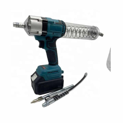 21V Cordless Lithium Grease Gun with 10,000 PSI Pressure & 600cc Capacity