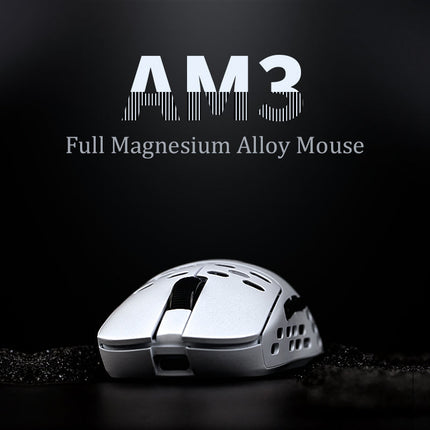 Rechargeable Wireless Gaming Mouse with Optical Tracking and Custom Buttons