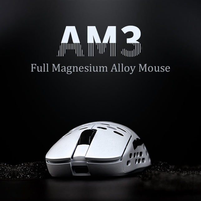 Rechargeable Wireless Gaming Mouse with Optical Tracking and Custom Buttons