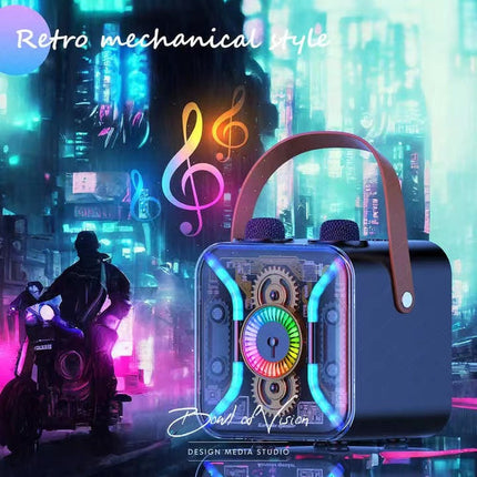 Rechargeable All-in-One Bluetooth Karaoke Microphone Speaker for Home and Outdoor Use