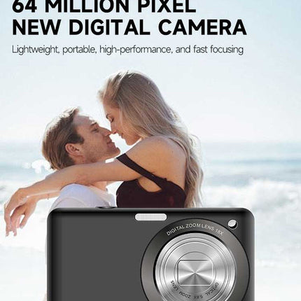 Portable 4K Smart Camera with Touch Display, WiFi Sharing & Advanced Zoom
