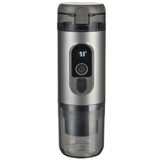 Compact Automatic Coffee Maker with 20 Bar Pressure and Rechargeable Battery