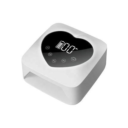 Dual-Light 72W UV LED Nail Lamp Portable Gel Curing Device for Home or Salon