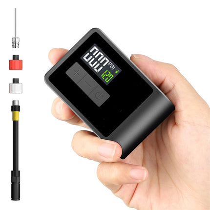 Portable 120PSI Cordless Air Compressor Pump with Digital Display, Auto Shut-Off & LED Light
