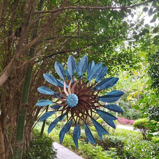 Stainless Steel Outdoor Windmill Chime – Weather-Resistant Hanging Garden Decor