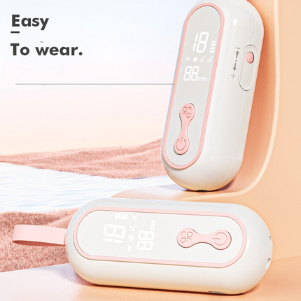 Portable Hands-Free Electric Pump Lightweight PP Quiet Operation White