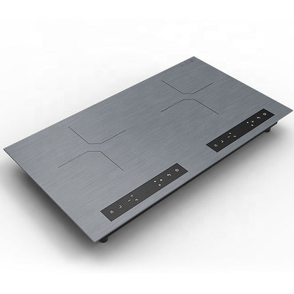 2-Burner Induction Cooktop with Touch Controls, Adjustable Heat, and Durable Glass Surface