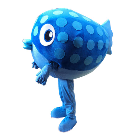 Adult Fish Character Costume Suit with Headpiece and Cooling Fan Custom Sizes and Colors