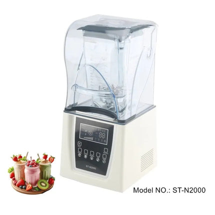 Heavy Duty Commercial Blender 1800W with Soundproof Cover 1300ml