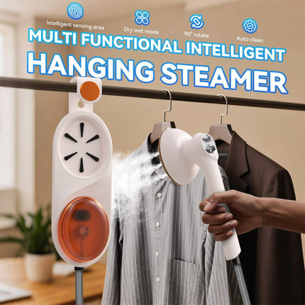 Portable 4-Level Handheld Fabric Steamer with 285ml Reservoir – Ideal for Home & Travel