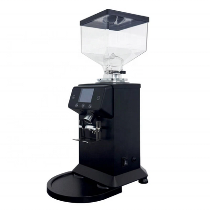 Commercial Coffee Bean Grinder with 80mm DLC Flat Burrs, 800W Motor and 1.5kg Bean Hopper