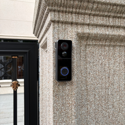 5MP Wireless Video Doorbell Camera with PIR Motion Detection, Two-Way Audio & IP65 Weatherproof Design