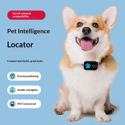 Waterproof 4G Pet Tracking Collar with Real-Time Location, WiFi Positioning & Electronic Fence