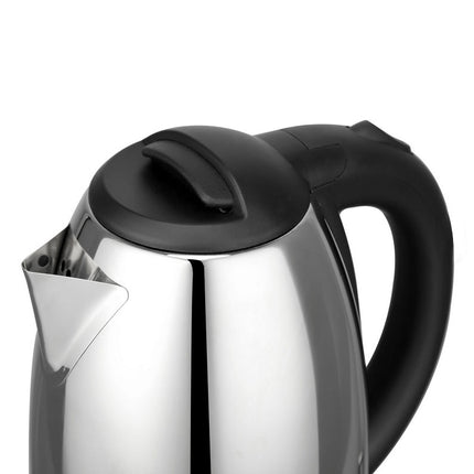 Cordless Electric Kettle 1355W Fast Boil 220V Compact Portable 19.5x16.5x23cm Silver