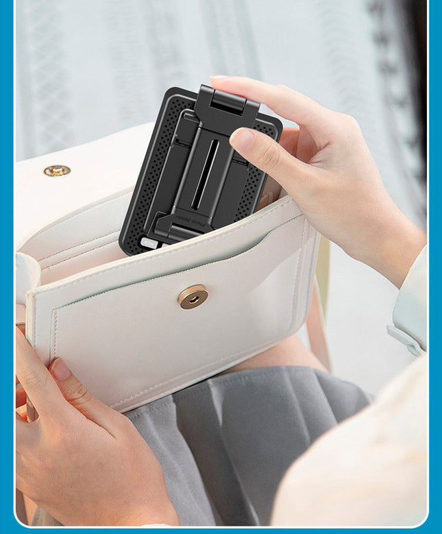 Portable Bluetooth Speaker Phone Stand with Adjustable Viewing Angle and Built-in HD Microphone