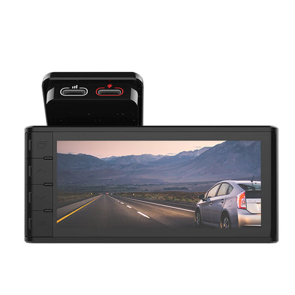 Triple Channel 4K Dash Camera with WiFi App Control, Parking Monitor, 3.69 Inch Screen & Loop Recording