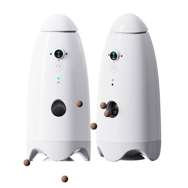 Automatic Pet Food Dispenser with HD WiFi Camera & 2-Way Audio for Cats and Dogs