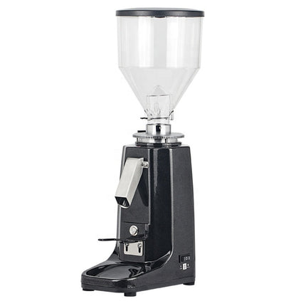 Heavy Duty Electric Coffee Grinder Machine 60mm Flat Burr Black