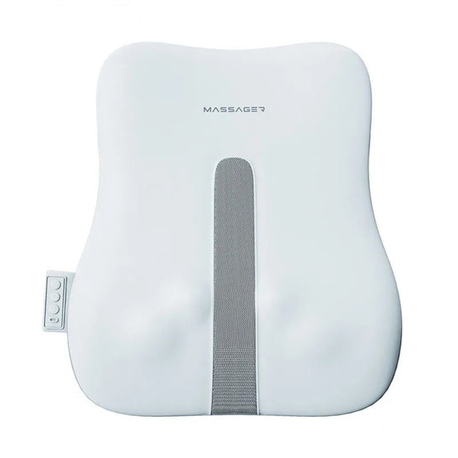 Portable Rechargeable Full Back Massage Backrest Cushion with Heat Function
