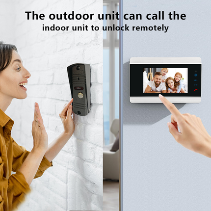 Smart Video Doorbell Intercom System with 10 Inch IPS Display, Tuya App, Night Vision & Weather Display