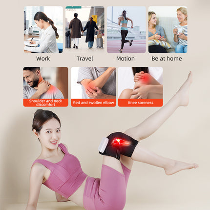 Rechargeable Infrared Joint Support Wrap with Heat Relaxation and Multi-Mode Massage
