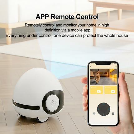 Smart Pet Monitoring Robot with Remote Control, Interactive Laser Toy & Wireless Companion