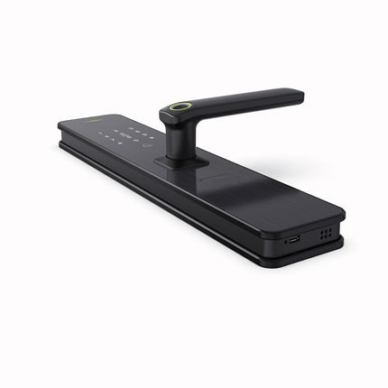 Keyless WiFi Fingerprint Door Lock with RFID Card, Password & Mechanical Key, Fits 38-100mm Doors