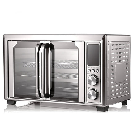 30L Electric Convection Oven with Air Fry Function, 1800W, Adjustable Temperature & Timer