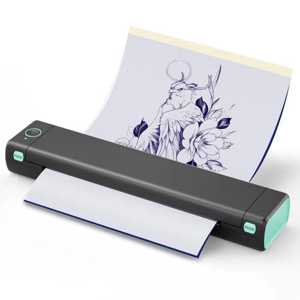Portable 300 DPI Thermal Transfer Printer with 2000mAh Battery for A4/A5/B5 & Letter Paper