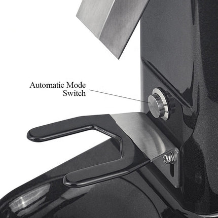 Heavy Duty Electric Coffee Grinder Machine 60mm Flat Burr Black