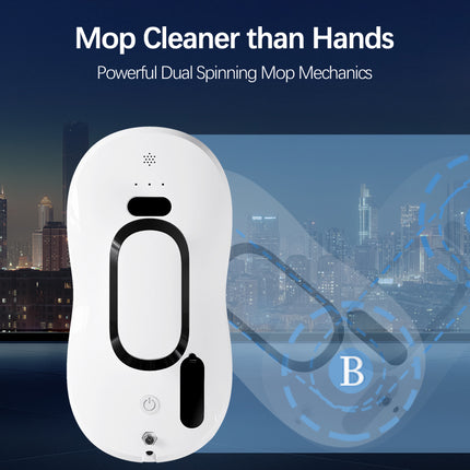 Window Cleaning Robot with 5600Pa Suction, Auto Water Spray & App Control (Optional)