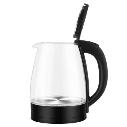 2.0L 1500W Cordless Electric Kettle Rapid Boil, 220V, Compact Black Finish