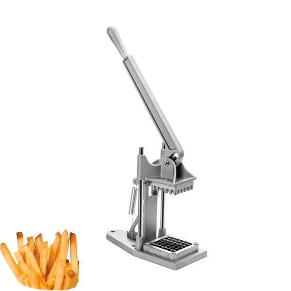 Heavy Duty Vertical Potato Chip and French Fries Cutter for Commercial Kitchens Stainless Steel