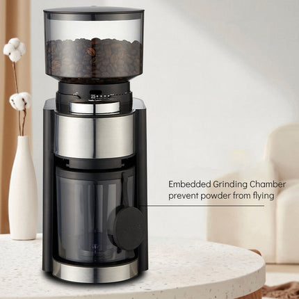 Burr Coffee Grinder with 25 Grind Levels, Touchscreen Controls & Portafilter Compatible Design