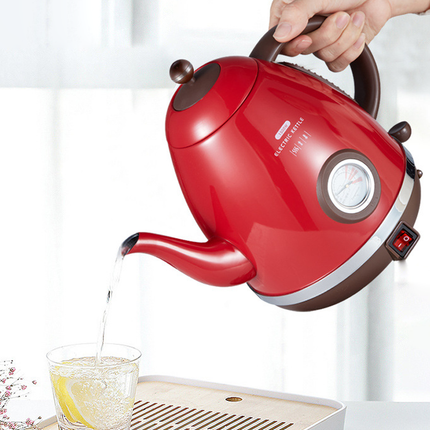 1.5L Stainless Steel Electric Kettle with Thermometer, 1500W Fast Boil & Auto Shut-Off