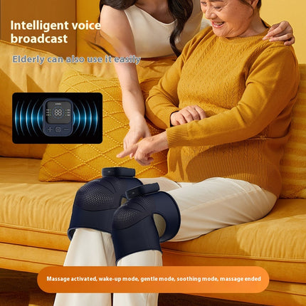 Portable Rechargeable Vibration Support Wrap with Smart Temperature Control and LED Display