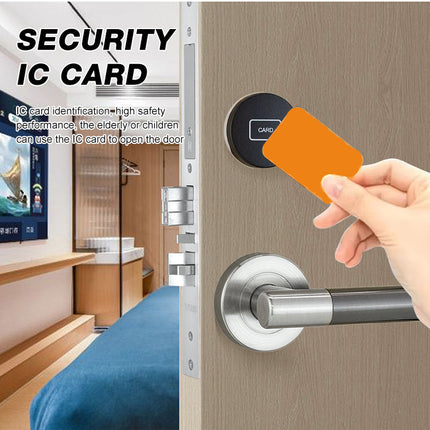 Electronic RFID Door Lock with Stainless Steel Latch, Audit Log & Emergency Key Access