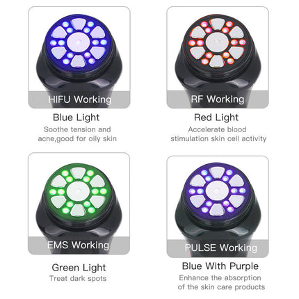 Portable Facial Cleansing and Lifting Device – Rechargeable Skin Tightening Tool for Anti-Aging