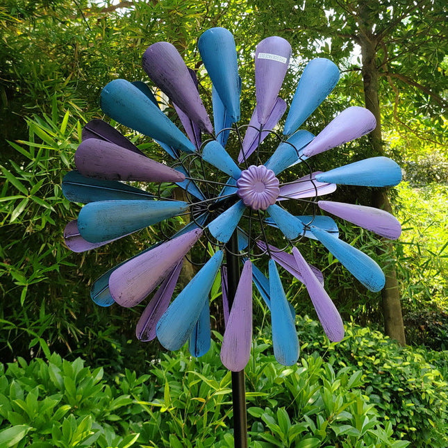 Large 3D Metal Kinetic Wind Spinner – Outdoor Yard, Garden & Patio Decoration