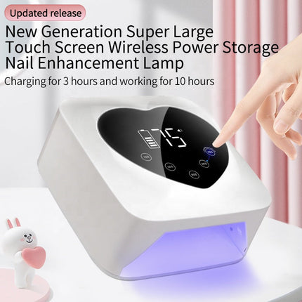 Dual-Light 72W UV LED Nail Lamp Portable Gel Curing Device for Home or Salon
