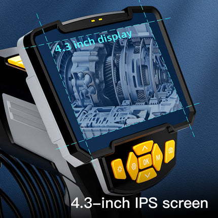 Handheld Inspection Borescope Camera with 4.3-Inch Screen & 5.5mm Waterproof Lens