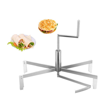 Stainless Steel Crepe & Pancake Batter Dispenser – Rotary Spreader Tool for Even, Mess-Free Cooking